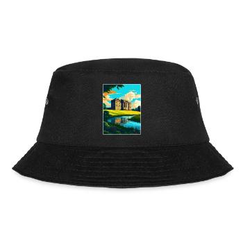 Lyme Park England Uk Vintage Travel Poster WPA Art - Bucket Hat - black - Front - Lela (165cm)