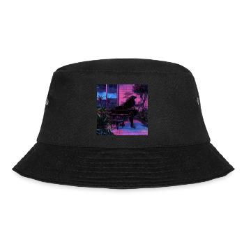 Plantes et musique - Impression de mode de haute qualité - Bob - noir - Devant - Lela (165cm)