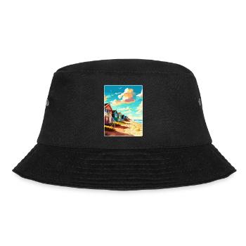 Southwold England Uk Travel Poster Souvenir WPA - Bucket Hat - black - Front - Lela (165cm)