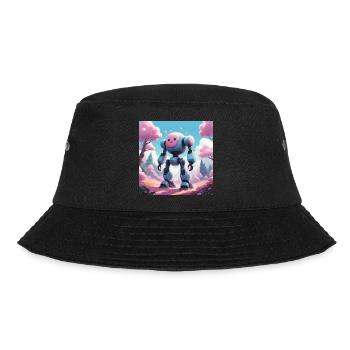 Robot - Bucket Hat - black - Front - Lela (165cm)