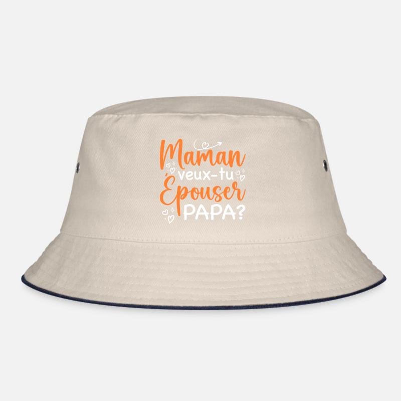 Mama Willst du Papa heiraten - Antrag Bucket Hat