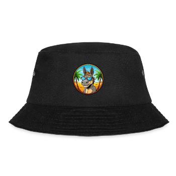 Donkey Funny Cartoon Summer Beach Sunglasses Cool - Bucket Hat - black - Front - Lela (165cm)