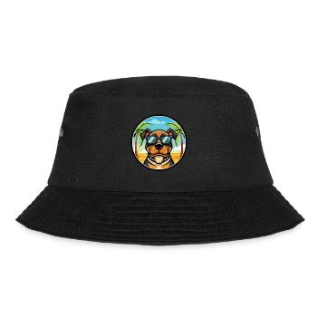 Lunettes de soleil Rottweiler Dog Cartoon Summer Beach - Bob - noir - Devant - Lela (165cm)