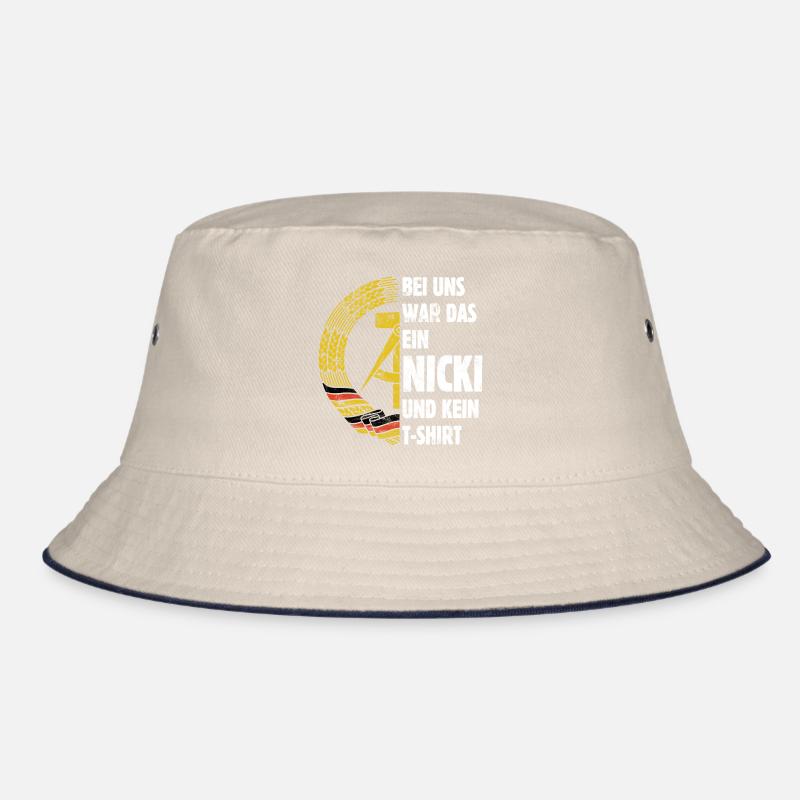 DDR Nicki, Osten, Ossi Spruch, Geschenk Bucket Hat