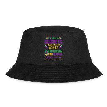 Mardi Gras Party Event - Bucket Hat - black - Front - Lela (165cm)