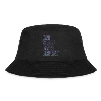 House Dj Hardstyle Kopfhörer - Bucket Hat - Schwarz - Vorne - Lela (165cm)