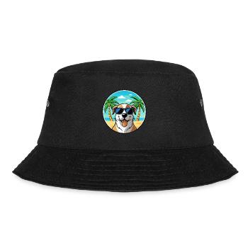 Anatolian Shepherd Dog Breed Cartoon Sunglasses - Bucket Hat - black - Front - Lela (165cm)
