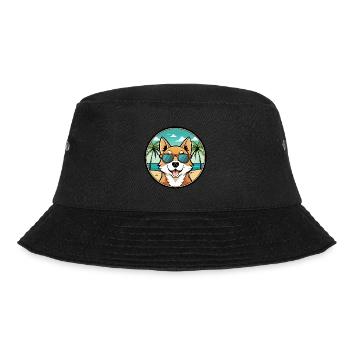 Lundehund Chien Race Dessin Animé Lunettes de soleil Plage - Bob - noir - Devant - Lela (165cm)