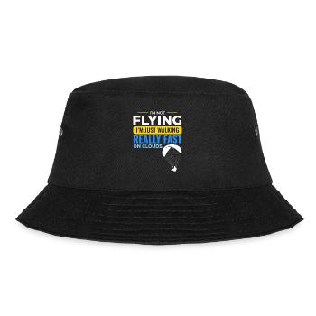 Motorschirmpilot Motorschirm Motorschirm - Bucket Hat - Schwarz - Vorne - Lela (165cm)