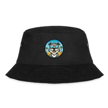 Harrier Hunderasse Cartoon Sonnenbrille Strand - Bucket Hat - Schwarz - Vorne - Lela (165cm)