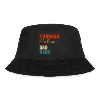 Post Pakete Dienstleistung - Bucket Hat - Schwarz - Vorne - Lela (165cm)