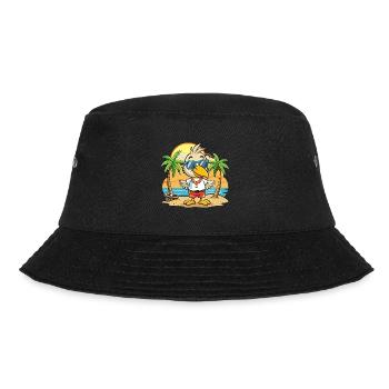 Pelican Funny Cartoon Summer Beach Sunglasses - Bucket Hat - black - Front - Lela (165cm)