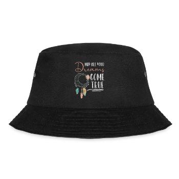 Dreaming Faith Happiness - Bucket Hat - black - Front - Lela (165cm)