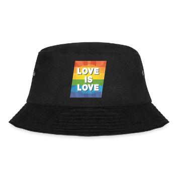 LGBTQ Love is Love - Bucket Hat - black - Front - Lela (165cm)