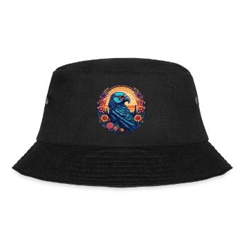 5 de Mayo Party Drinko de Mayo Papagei, - Bucket Hat - Schwarz - Vorne - Lela (165cm)