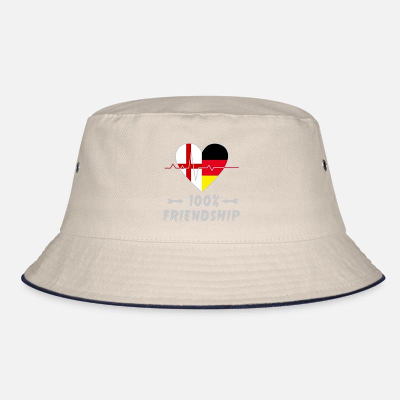 England and Germany 100% friendship Bucket Hat