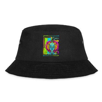 Zukunft Cosplay Neon Gamer - Bucket Hat - Schwarz - Vorne - Lela (165cm)