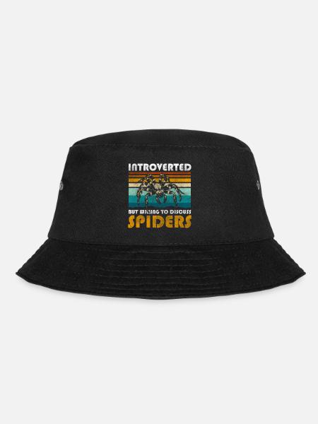 Spinne Biss Insekt - Bucket Hat - Schwarz
