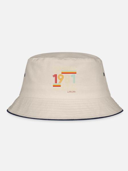 1981 - Bucket Hat - Natur/Navy - Vorne