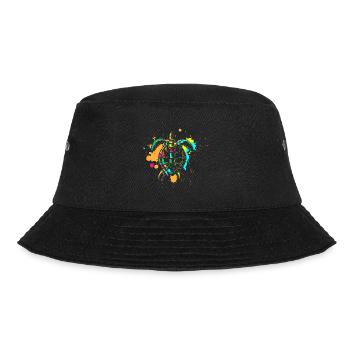 Meer Wasser Niedlich - Bucket Hat - Schwarz - Vorne - Lela (165cm)