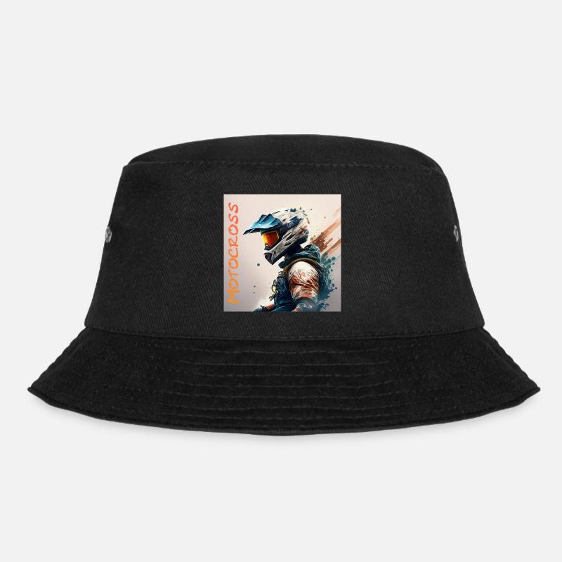 Motocross - Bucket Hat - black