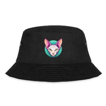 Peterbald Chat Race Dessin Animé Kawaii Animal Pet - Bob - noir - Devant - Lela (165cm)