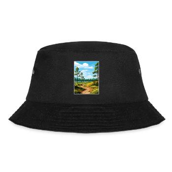 Cannock Chase Aonb Affiche de voyage Souvenir Peinture WP - Bob - noir - Devant - Lela (165cm)