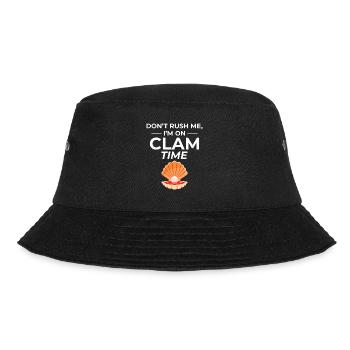 Muschelschalen Sammler Beachcomber Beach - Bucket Hat - Schwarz - Vorne - Lela (165cm)