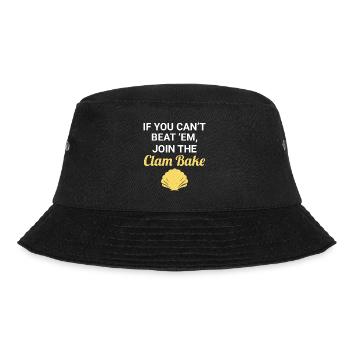 Clam Shell Seashells Collector Beachcomber - Bucket Hat - black - Front - Lela (165cm)