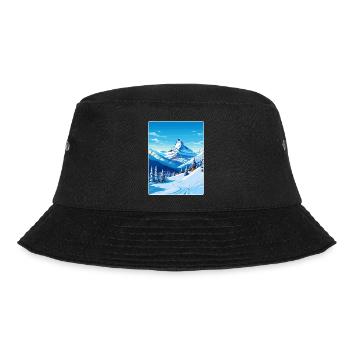 Zermatt Ski Ski Affiche de voyage Peinture souvenir WP - Bob - noir - Devant - Lela (165cm)