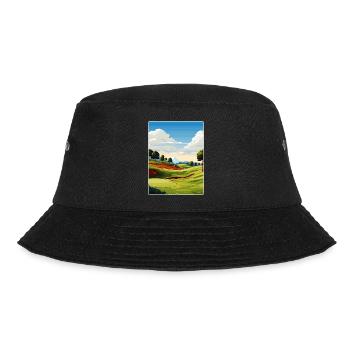 Southern Hills Country Club Golf Course Travel WPA - Bucket Hat - black - Front - Lela (165cm)