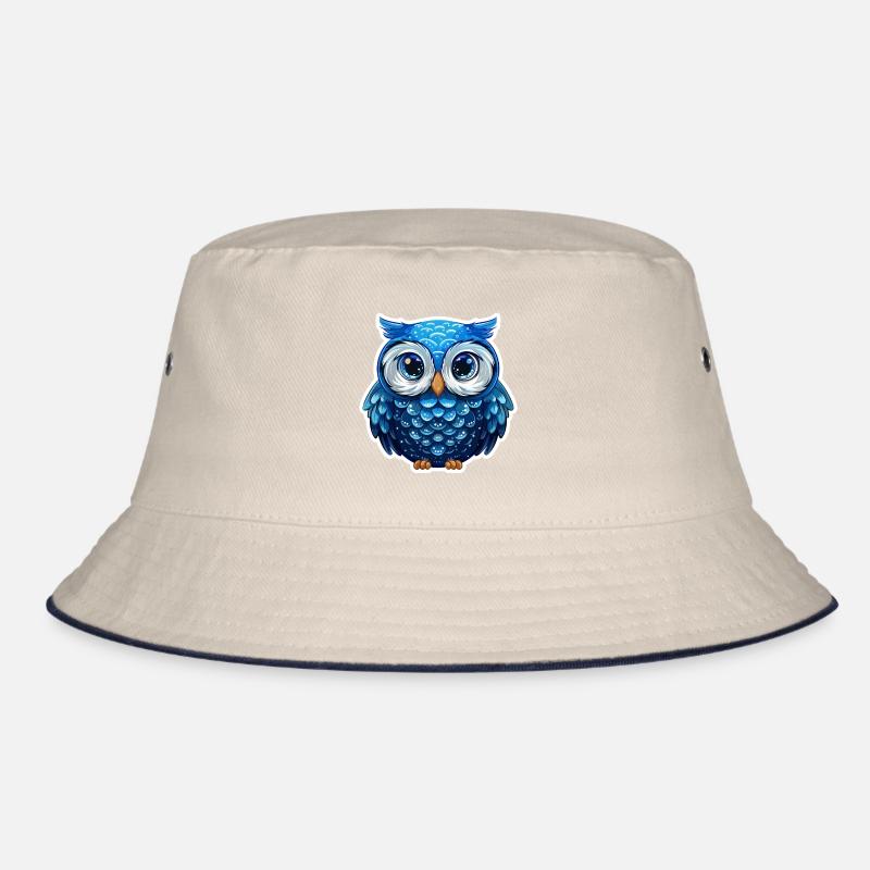 Niedliche Eule Kawaii Maskottchen Bucket Hat