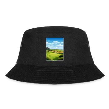 Bandon Dunes Golf Resort Travel Poster Souvenir - Bucket Hat - black - Front - Lela (165cm)