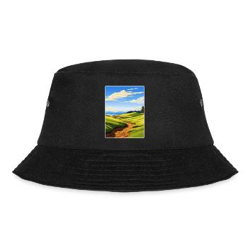 Affiche de voyage du club de golf de Chambers Bay Souvenir WPA - Bob - noir - Devant - Lela (165cm)