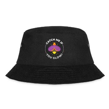 Fireflies Firefly Lightning Bug Insect Collector - Bucket Hat - black - Front - Lela (165cm)