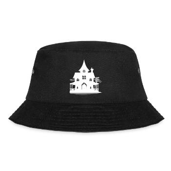 Altes verlassenes Halloween Geisterhaus - Bucket Hat - Schwarz - Vorne - Lela (165cm)