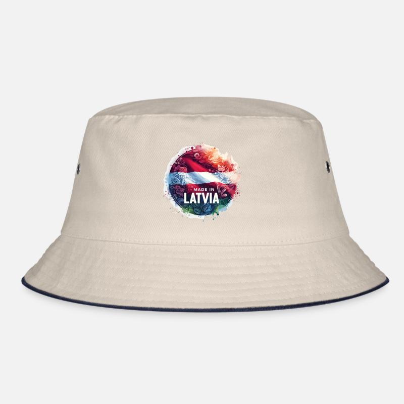 Made in Lettland Geschenk Bucket Hat