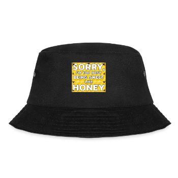 Honeybee Beekeeper Beekeeping Insect Collector - Bucket Hat - black - Front - Lela (165cm)