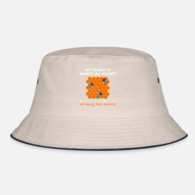 Honeybee Dad Beekeeper Beekeeping Insect Mom Bucket Hat