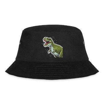 Tshirt Enfant T-Rex Dinosaure - Bob - noir - Devant - Lela (165cm)