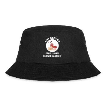 Ameisenhalter Ameisenliebhaber Entomologe Insektensammler - Bucket Hat - Schwarz - Vorne - Lela (165cm)