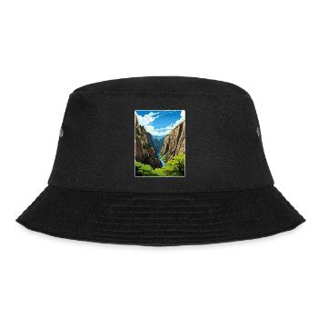 Black Canyon National Park Colorado Travel Poster - Bucket Hat - black - Front - Lela (165cm)