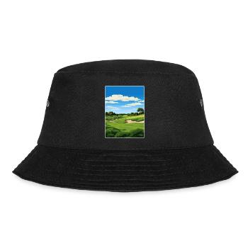 Tpc San Antonio Golf Travel Poster Souvenir WPA - Bucket Hat - black - Front - Lela (165cm)