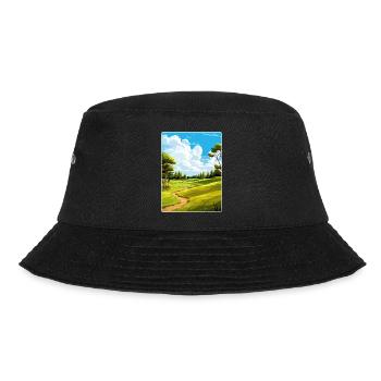 Oak Hills Golf Club Vintage Travel Poster Souvenir - Bucket Hat - black - Front - Lela (165cm)