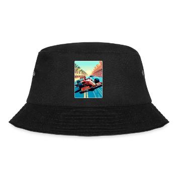 Abu Dhabi Circuit Motorsport Race Uae Travel Card - Bucket Hat - Schwarz - Vorne - Lela (165cm)