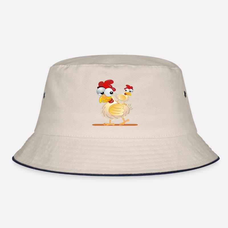 CHICKENS COSTUMES COUPLES Bucket Hat