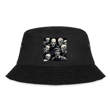 Zombies! Freunde? - Bucket Hat - Schwarz - Vorne - Lela (165cm)