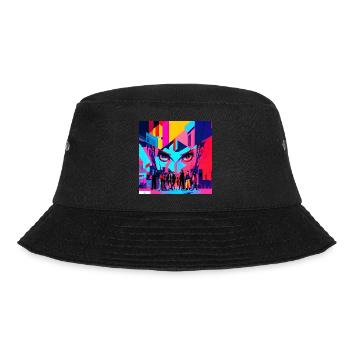Digital gaze friends - Bucket Hat - black - Front - Lela (165cm)