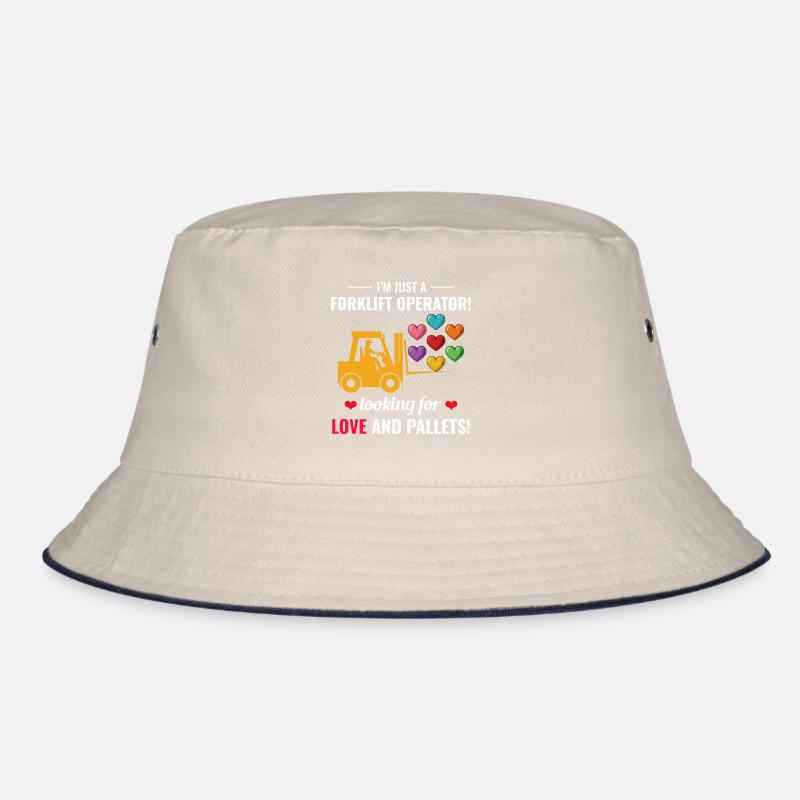 Gabelstaplerfahrer Fahrer Valentinstag Lustig Bucket Hat