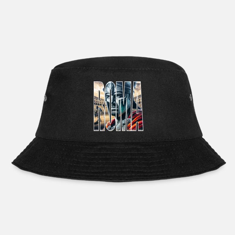 ROMA - Bucket Hat - black